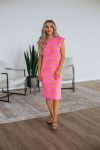 Shela-Striped-Dress-Fuchsia