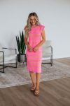Shela-Striped-Dress-Fuchsia
